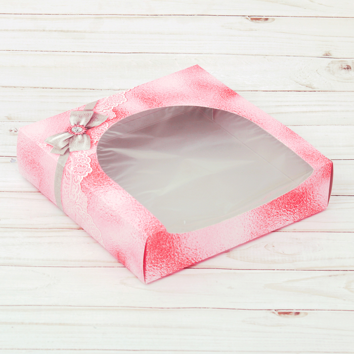 Коробка для сладостей «Для тебя», 20 х 20 х 5 см