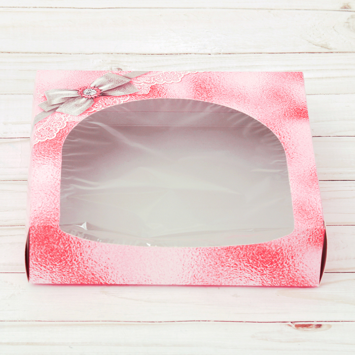 Коробка для сладостей «Для тебя», 20 х 20 х 5 см