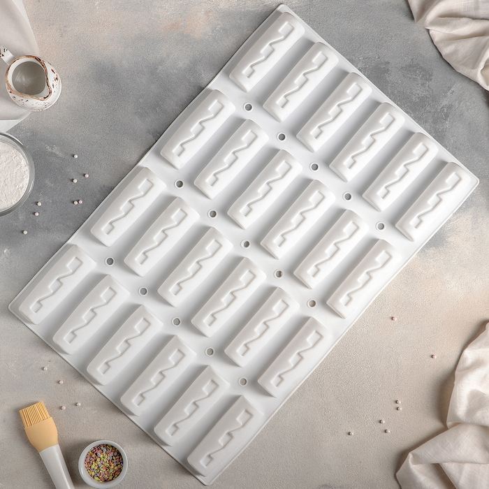 Форма для выпечки и муссовых десертов "Батиста", 12 ячеек, цвет МИКС