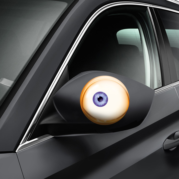 Набор наклеек на авто "Мультяшный глаз", 2 шт.