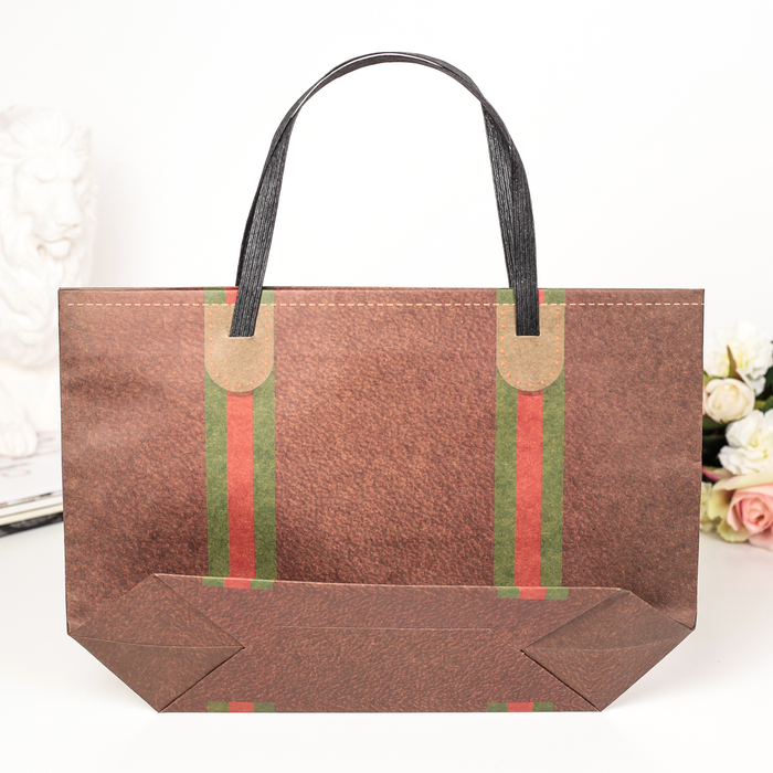 Пакет Крафт сумка 35 х 24 х 10 см