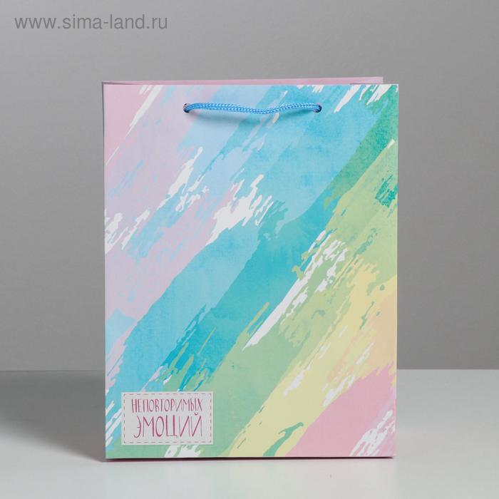 

Пакет ламинированный вертикальный «Неповторимых эмоций», MS 18 × 23 × 10 см