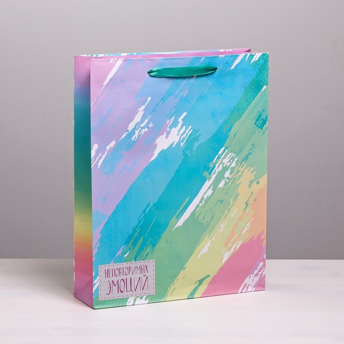 Пакет ламинированный вертикальный «Неповторимых эмоций», L 30 × 41 × 11,5 см