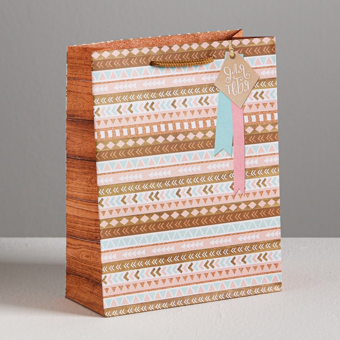 Пакет ламинированный вертикальный «Для тебя», MS 18 × 23 × 10 см