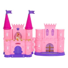 Замок для кукол «Кукольный замок» с аксессуарами, световые и звуковые эффекты от Сима-ленд