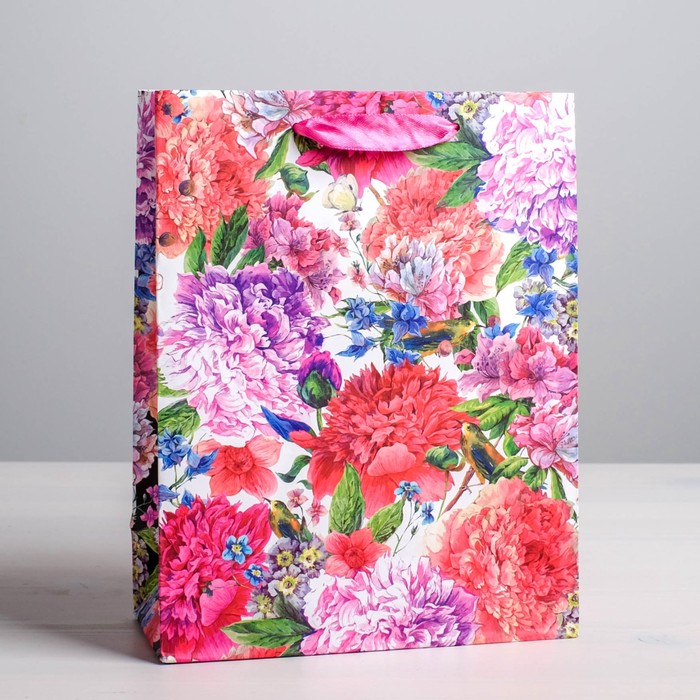 Пакет ламинированный вертикальный «Райский сад», L 30 × 41 × 11,5 см