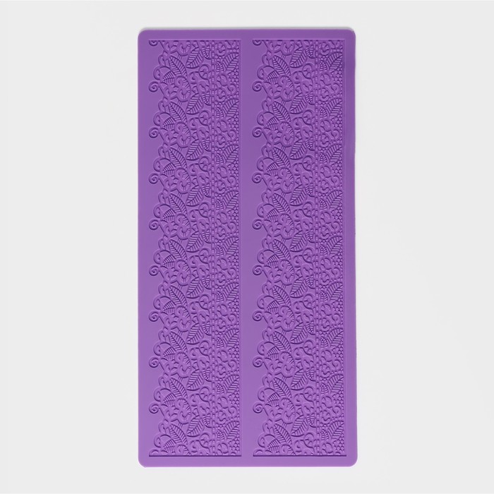 Коврик для айсинга Доляна «Природная красота», 2 полосы, 38,4×19,2 см, цвет МИКС