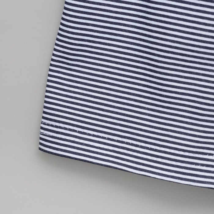 Пижама женская (майка, шорты) Божья коровка цвет т-синяя полоса, р-р 48