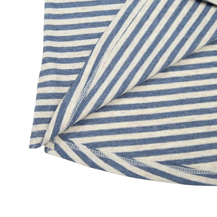 Футболка для девочки, рост 110 см, цвет синий рисунок ФБ535