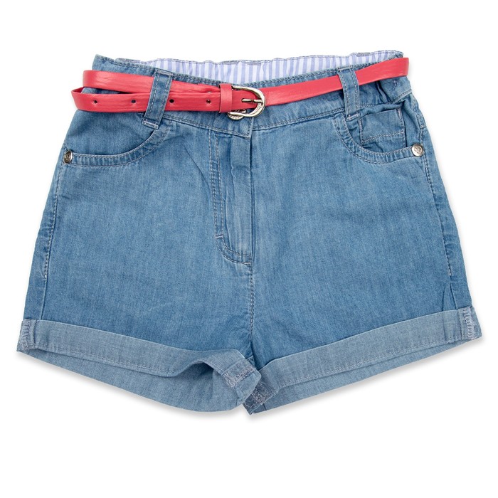 Шорты для девочки, рост 110 см, цвет голубой ШР447