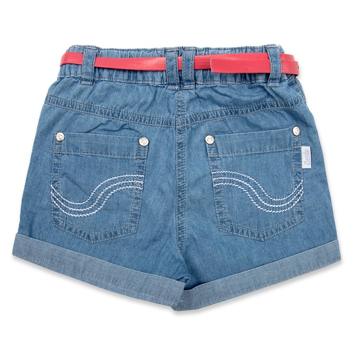 Шорты для девочки, рост 110 см, цвет голубой ШР447