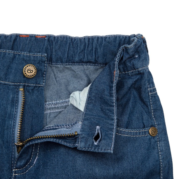 Бриджи для мальчика, рост 134 см, цвет голубой ШР451