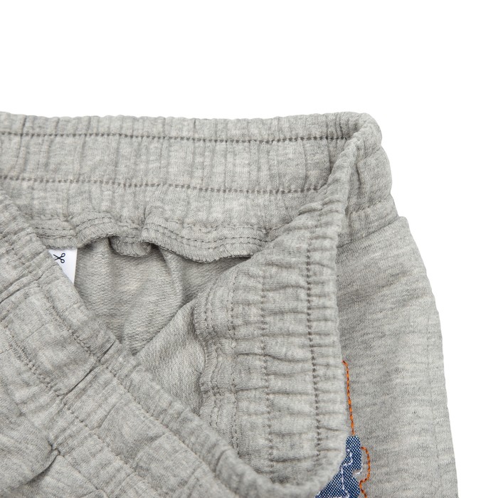 Бриджи для мальчика, рост 122 см, цвет серый меланж ШР453