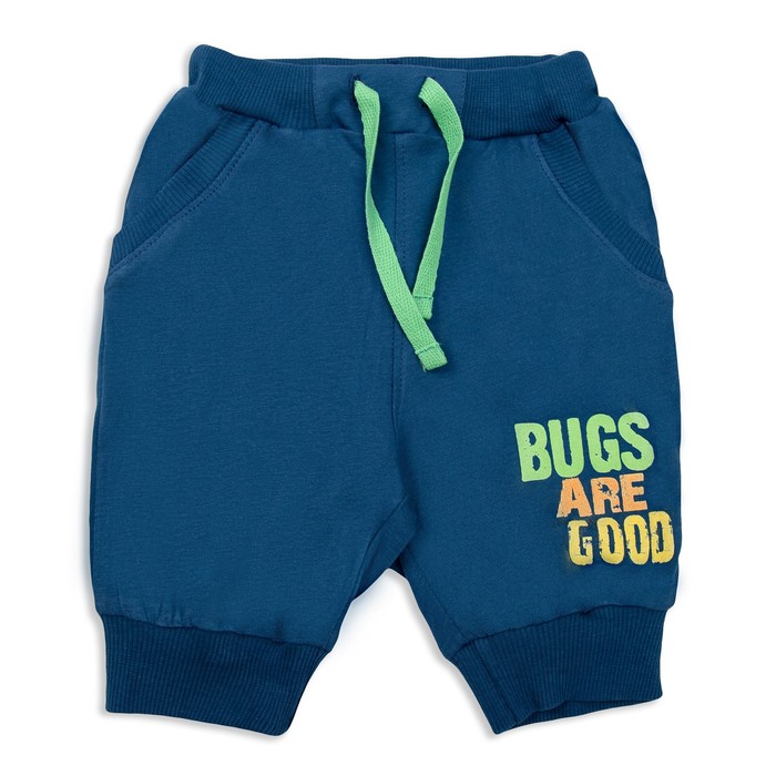 Бриджи для мальчика, рост 80 см, цвет синий ШР458 _М