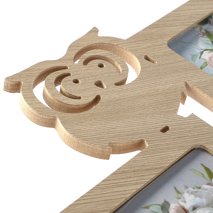 Фоторамка-коллаж "Совы" 3 фото шимо светлый