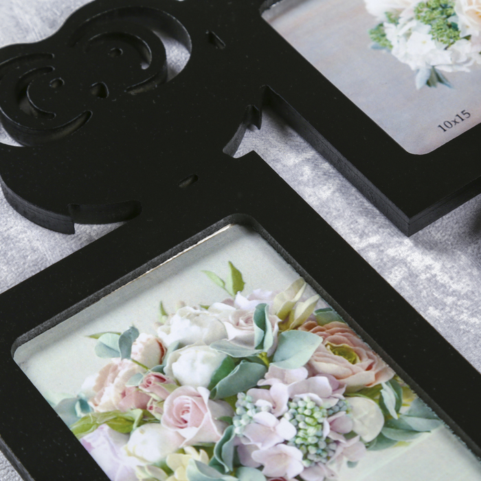 Фоторамка-коллаж "Совы" 3 фото венге