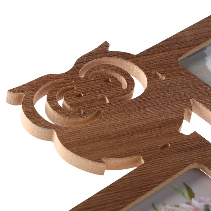 Фоторамка-коллаж "Совы" 3 фото шимо темный