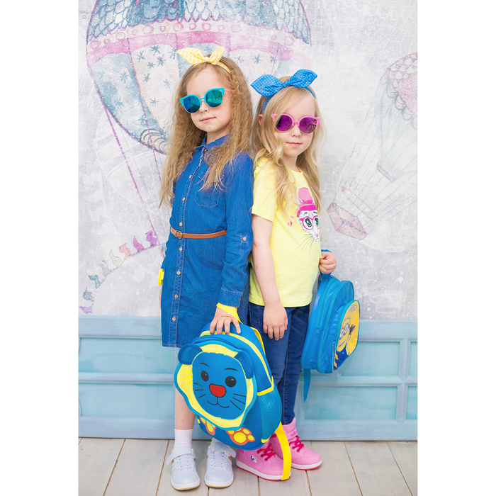 Платье для девочки, рост 110 см, цвет синий ПЛ217