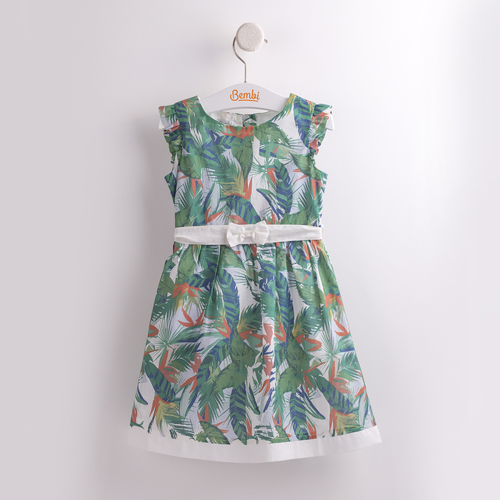 Платье для девочки, рост 80 см, цвет бирюзовый рисунок ПЛ210 _М