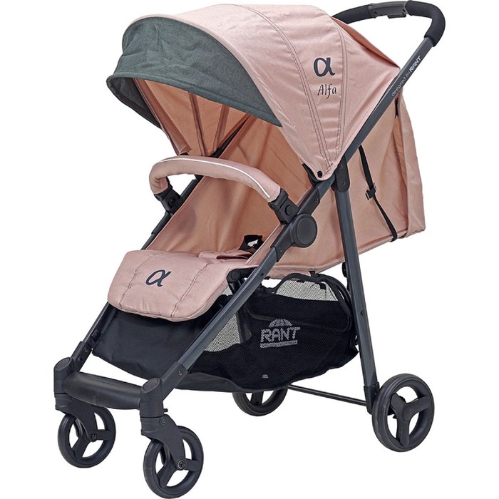Коляска прогулочная ALFA, alu. цвет бежевый (пудровый)
