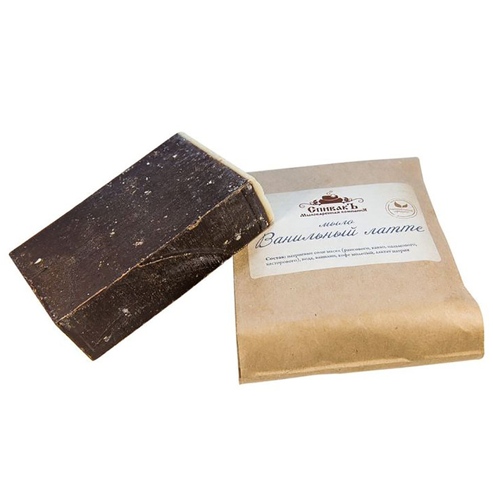 Мыло ручной работы СпивакЪ "Ванильный Латте", 100 г