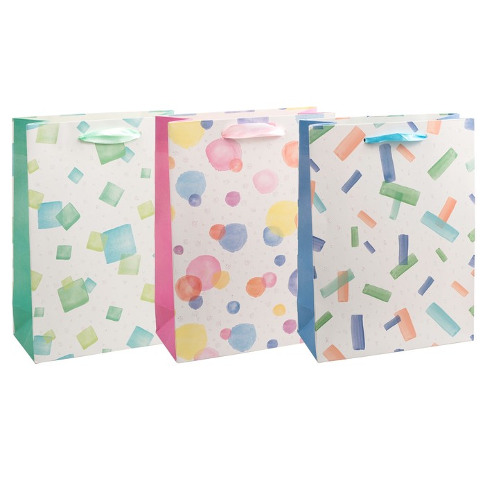 Пакет подарочный, люкс, 30 х 12 х 40 см МИКС