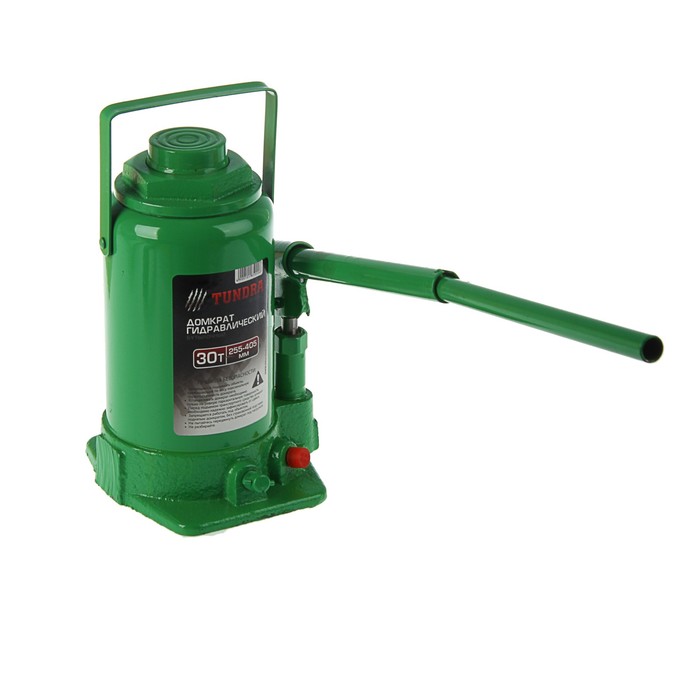 Домкрат гидравлический бутылочный TUNDRA basic 30 т, высота подъема 255-405 мм УЦЕНКА