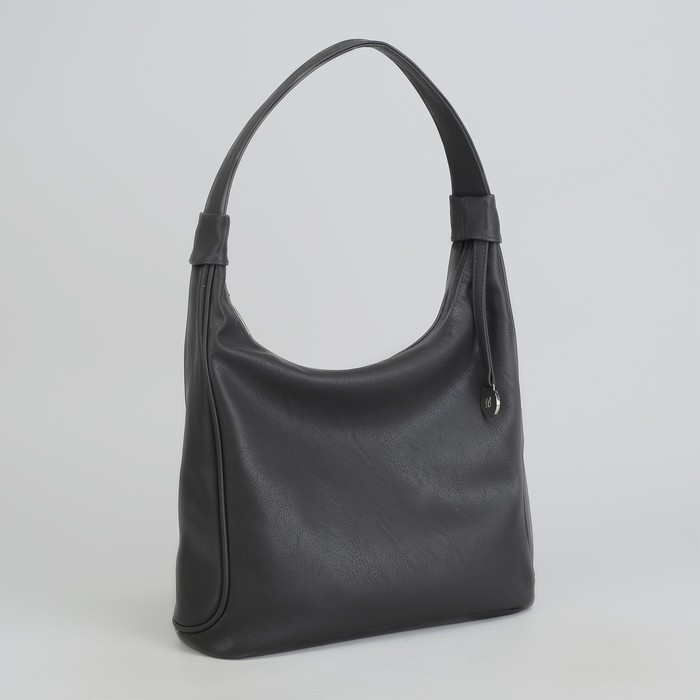 Сумка женская, отдел с перегородкой на молнии, 2 наружных кармана, цвет серый