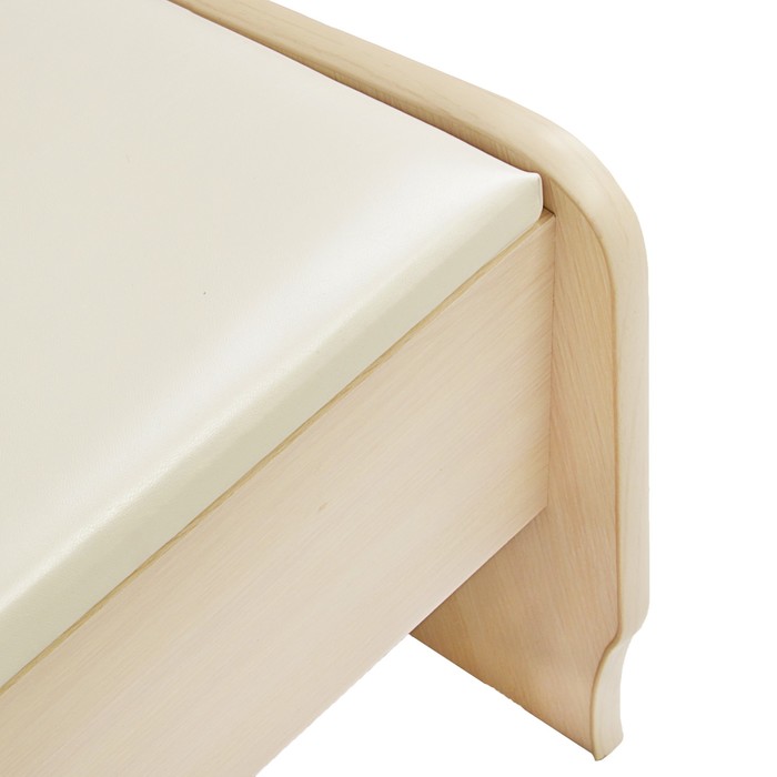 Кухонный уголок София большой 1500х1500х880 Дуб млечный/кож.зам