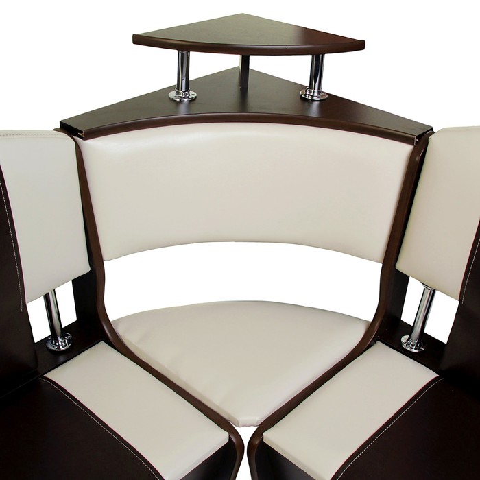 Кухонный уголок София малый 1000х1000х880 Венге/кож.зам