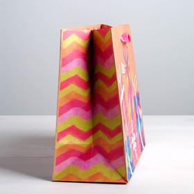 

Пакет крафтовый горизонтальный «Подарки!», ML 23 × 27 × 11,5 см