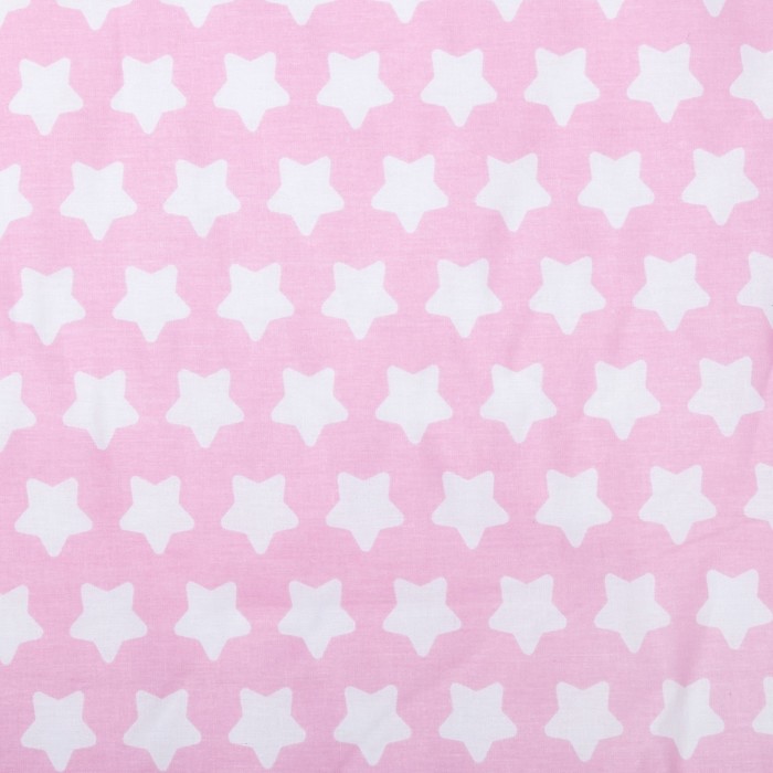 Комплект "12 месяцев" (6 предметов) (борт из 12 подушек), розовый, поплин, хл100% 110 гм