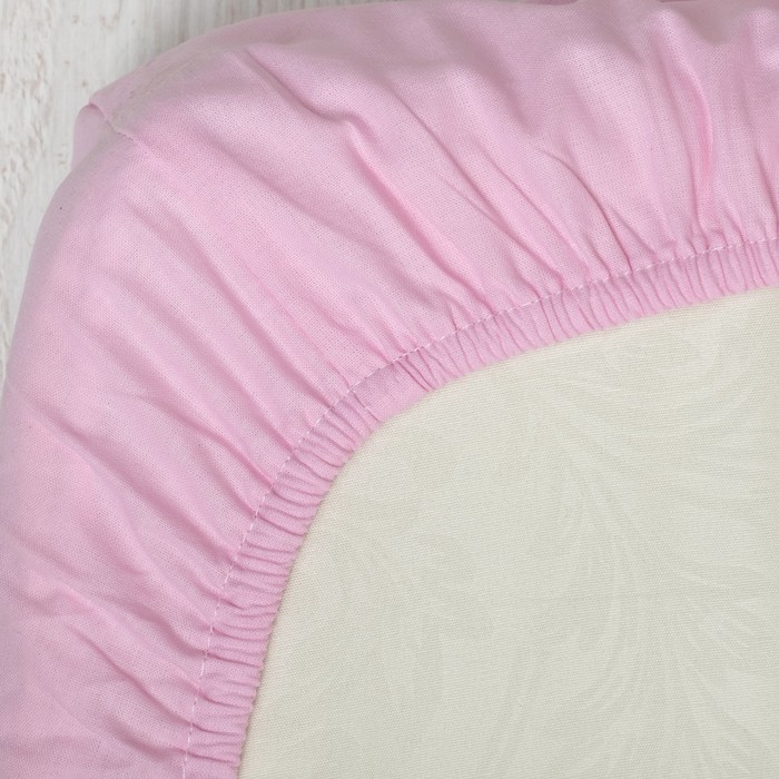 Комплект "12 месяцев" (6 предметов) (борт из 12 подушек), розовый, поплин, хл100% 110 гм