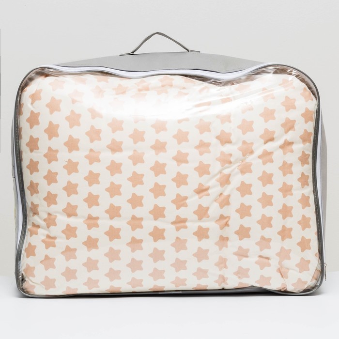 Комплект "12 месяцев" (6 предметов) (борт из 12 подушек), бежевый, поплин, хл100% 110 гм