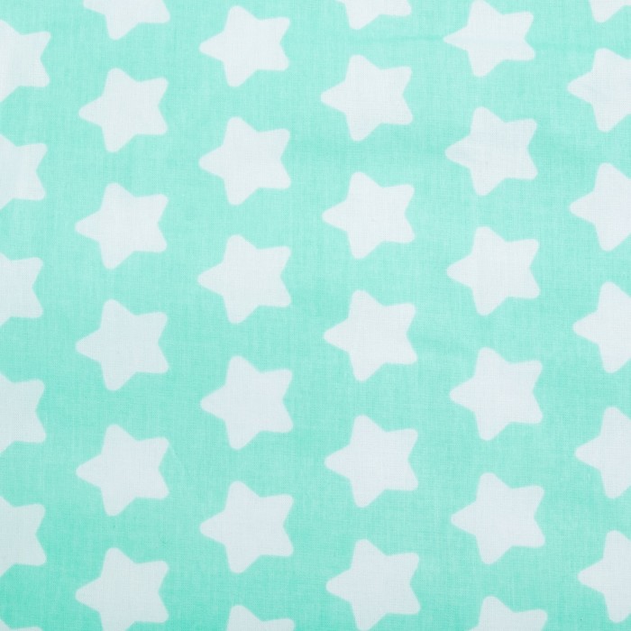 Комплект "12 месяцев" (6 предметов) (борт из 12 подушек), бирюзовый, поплин, хл100% 110 гм