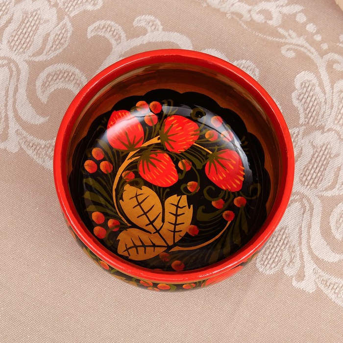 Чашка «Земляничка», 12х7 см, 400 мл, хохлома