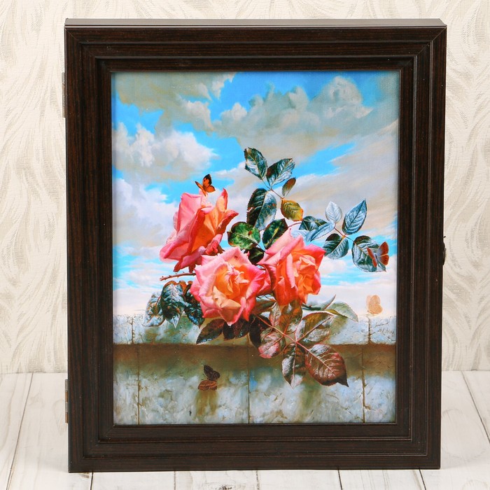 Ключница  "Розы" 30х25х5 см