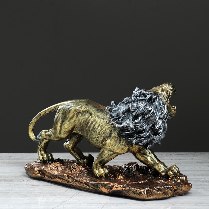 Сувенир-статуэтка средняя "Лев рычащий"