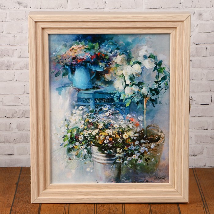 Ключница "Подарки лета" Пирамида Выбеленный дуб 30х25х5 см