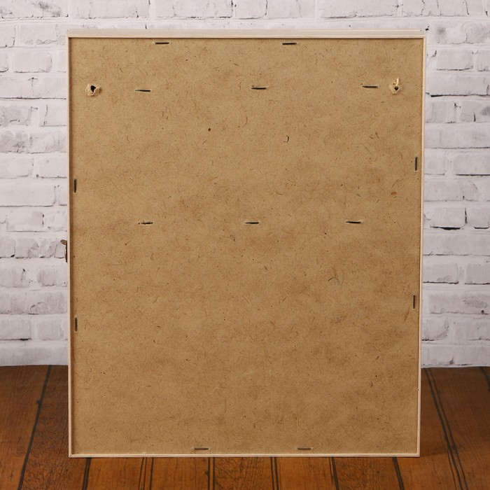 Ключница "Цветочные впечатления" Пирамида Выбеленный дуб 30х25х5 см