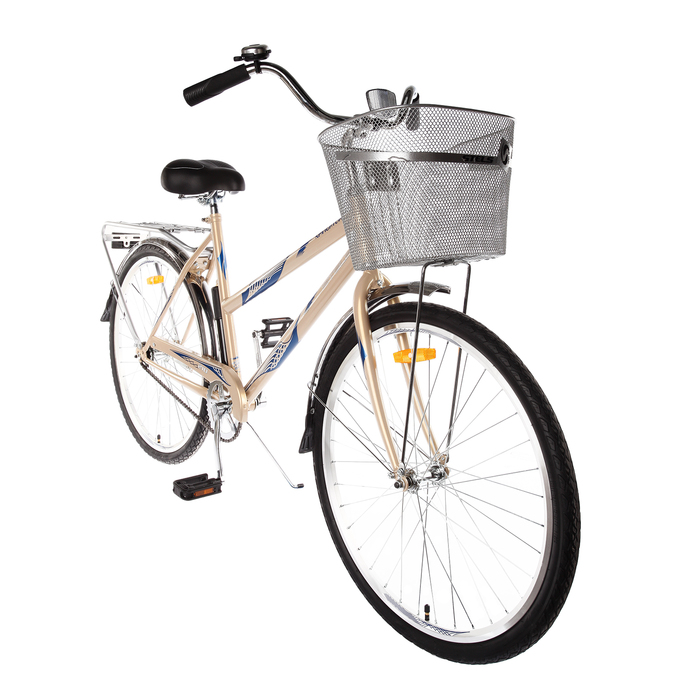 Велосипед 26" Stels Navigator-210 Lady, Z010, цвет бежевый/синий, размер 19"