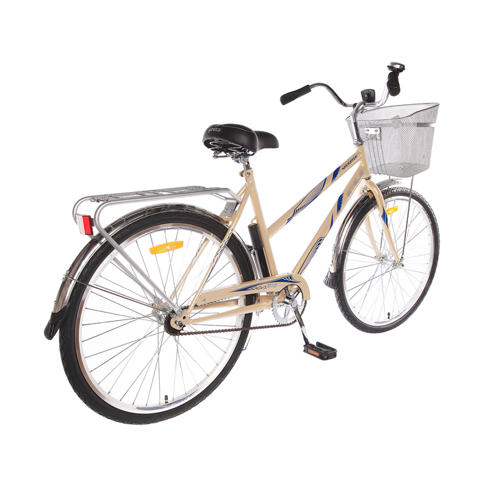 Велосипед 26" Stels Navigator-210 Lady, Z010, цвет бежевый/синий, размер 19"