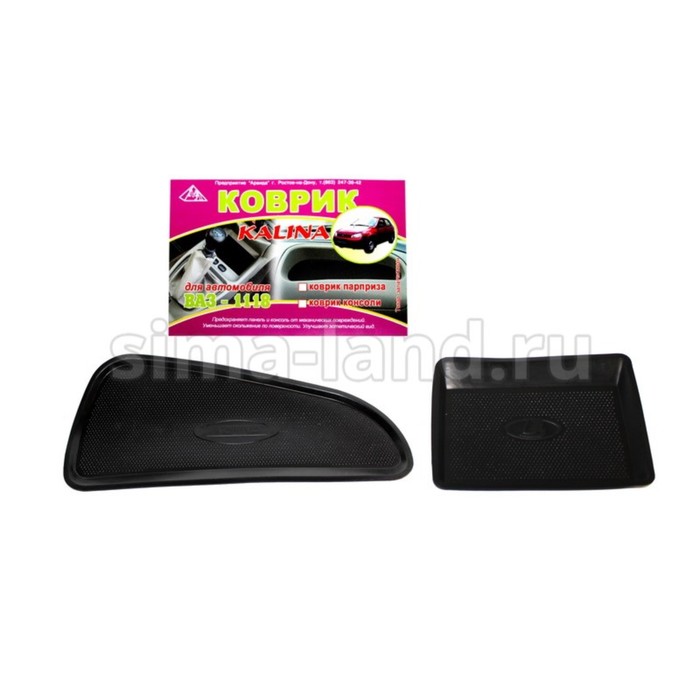 Коврик на панель приборов "Калина", черный