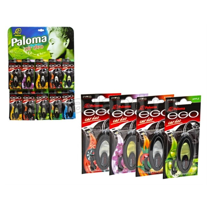 Ароматизатор PALOMA, гелевый EGO МИКС "Ассорти"