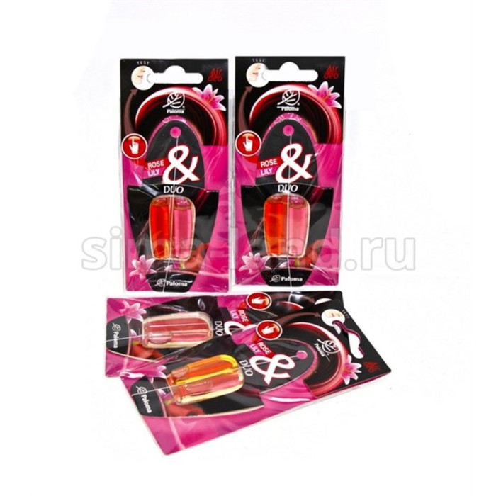 Ароматизатор PALOMA, гелевый PARFUME DUO "Rose &amp; Lily"