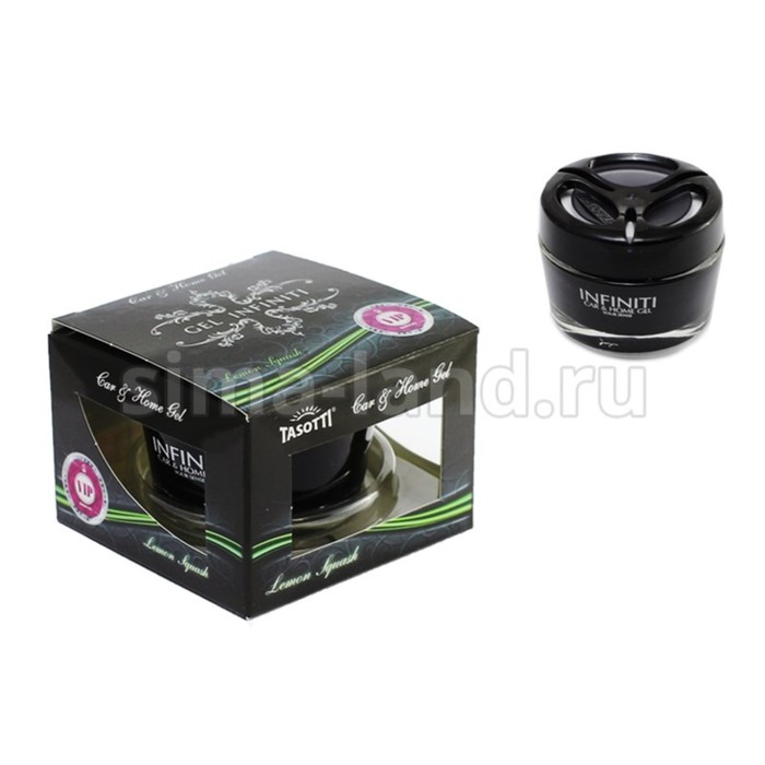 Ароматизатор TASOTTI, гелевый "GEL INFINITI", Lemon Squash, 50 мл