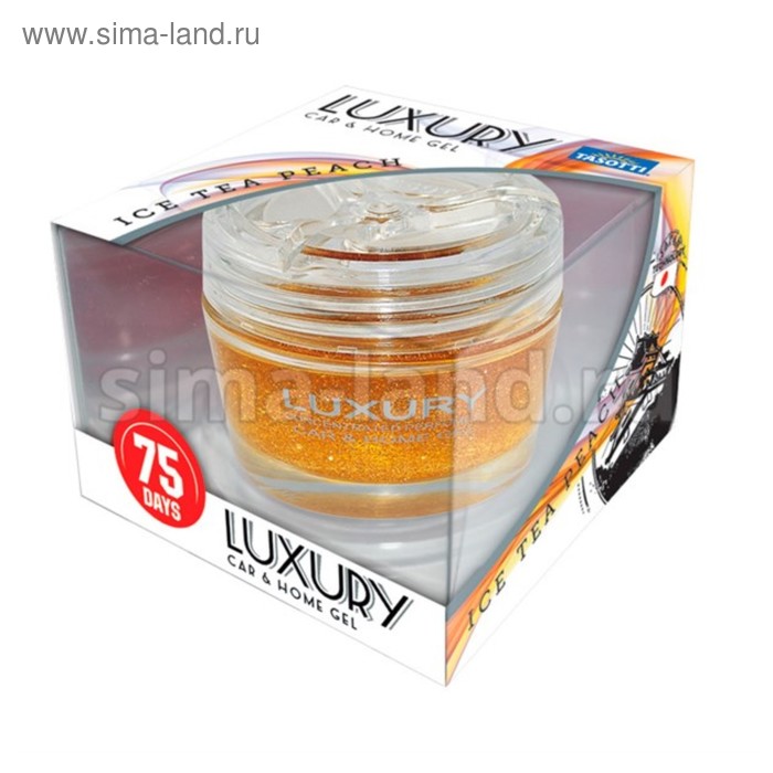 

Ароматизатор TASOTTI, гелевый "GEL LUXURY", Ice Tea Peach, 50 мл