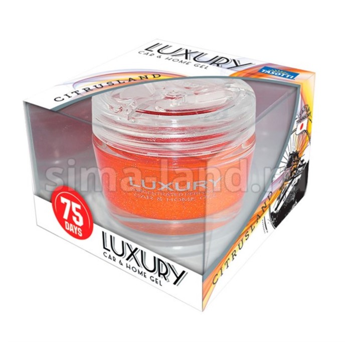 Ароматизатор TASOTTI, гелевый "GEL LUXURY", Сitrusland, 50 мл