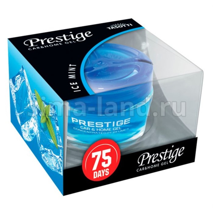 Ароматизатор TASOTTI, гелевый "GEL PRESTIGE", Ice Mint, 50 мл