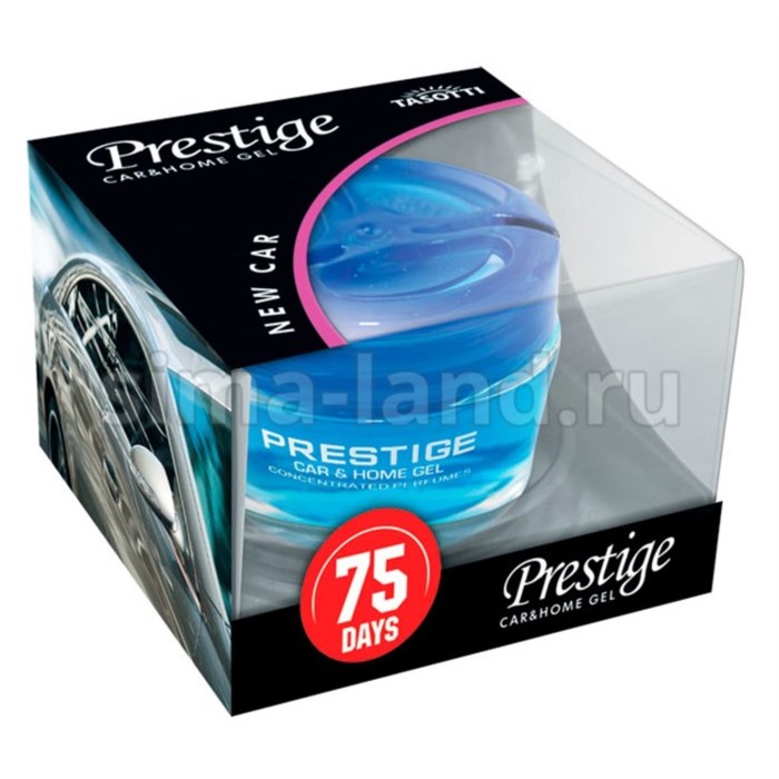Ароматизатор TASOTTI, гелевый "GEL PRESTIGE", New Car, 50 мл